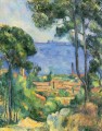 Vista de L Estaque y Chateaux d'If Paul Cezanne